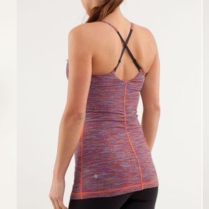 Lululemon Vintage Open Your Heart Tank Wee Stripe